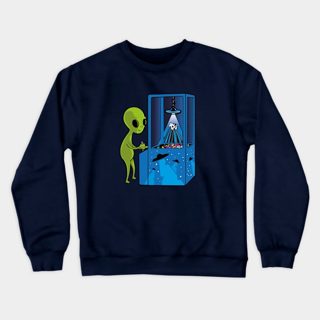 Alien Abduction Crewneck Sweatshirt by BOEC Gear